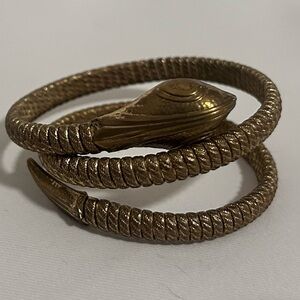Vintage Gold Snake Bracelet